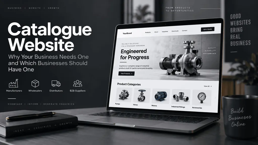 Catalogue website for manufacturing and B2B businesses